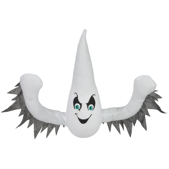 12" Ghoulish Ghost 3D Halloween Window Decoration By Northlight in White | 12" x 11" x 6.5" | Michaels®
